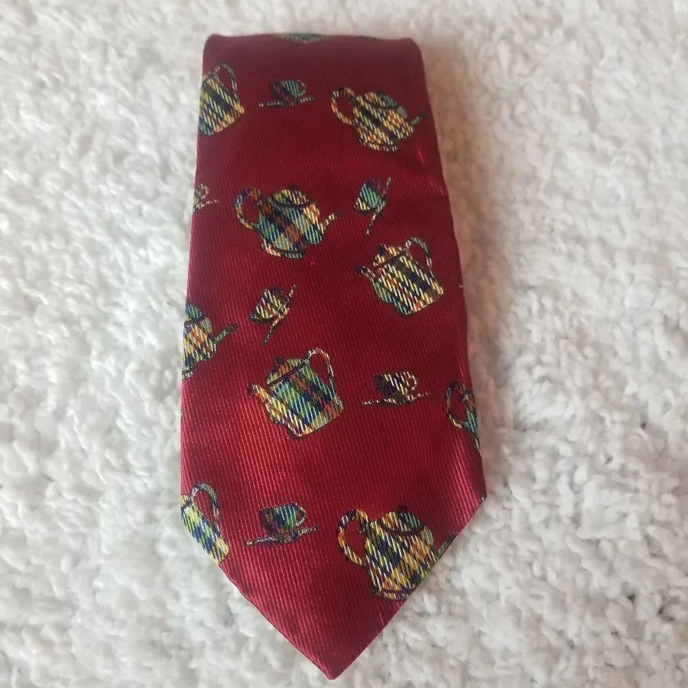 Michelsons of London Pure Silk Tie Teapots